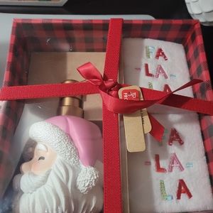 Christmas 3 piece counter set for bathroom